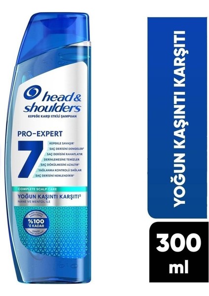 Head & Shoulders Nane ve Mentol Kepek Karsıtı Pro-Expert 7 Yoğun 300 ml Şampuan 6 Adet fiyatları