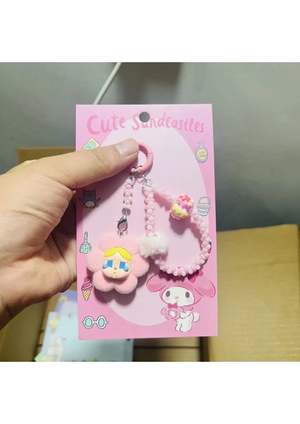 Yeni Kawaii Crybaby × Uçan Küçük Polis Zinciri Sırt Çantası Kolye Inspearl Boncuklu Bilezik Aksesuarları Dekorasyon Anahtarı Renk: H (Yurt Dışından)