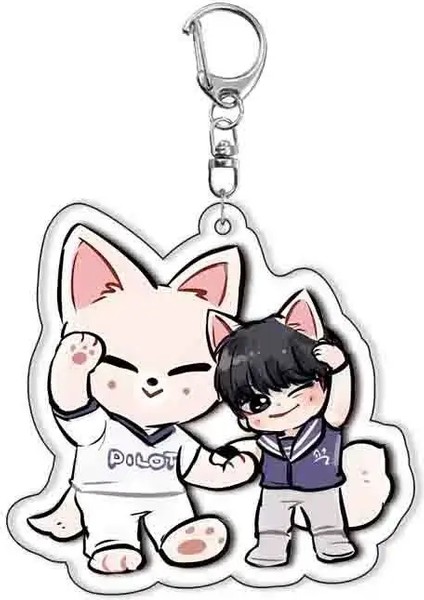 Skzoo Stray Kids Keychain Akrilik Kpop Keychaın ​​aksesuarları, Sokak Çocuk Aksesuarları Yaratıcı Çantalar Araba Keychain Arkadaşları Hediye Renk: Z20 (Yurt Dışından)