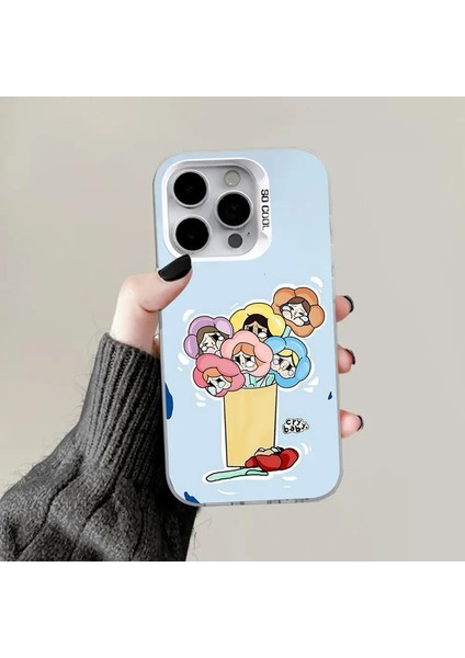 Iphone Için Sevimli C-Crybaby Bebek Telefon Kılıfı 16,15,14,13,12,11, Pro, Max, Plus, Mini, Xs, Se Anti Grey Gri Beyaz Mat Sert Tampon Rolor: Z8/malzeme: IPHONE11 (Yurt Dışından)