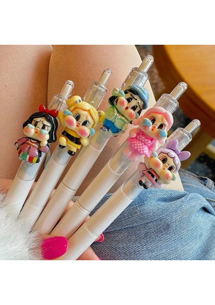 1/5pcs Crybaby Nötr Kalem Karikatür Serisi Kawaii 0.5mm Siyah Kalem Karikatür Okul Öğrenci Ofisi Kırtasiye Çocuk Günü Hediye Kilo: F 5 Parçalar (Yurt Dışından)
