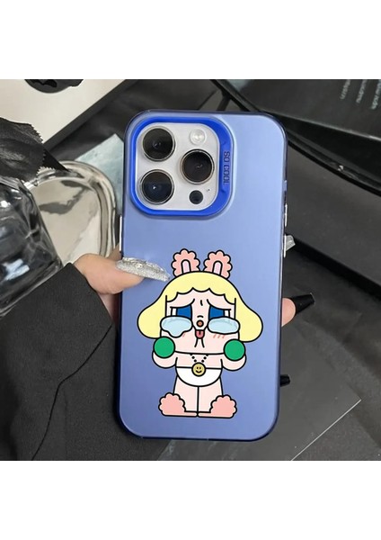 Iphone Için Sevimli C-Crybaby Bebek Telefon Kılıfı 16,15,14,13,12,11, Pro, Max, Plus, Mini, Xs, Se Anti-Fall Mavi Mat Sert Tampon Renk: Z6/malzeme: IPHONE11 (Yurt Dışından)