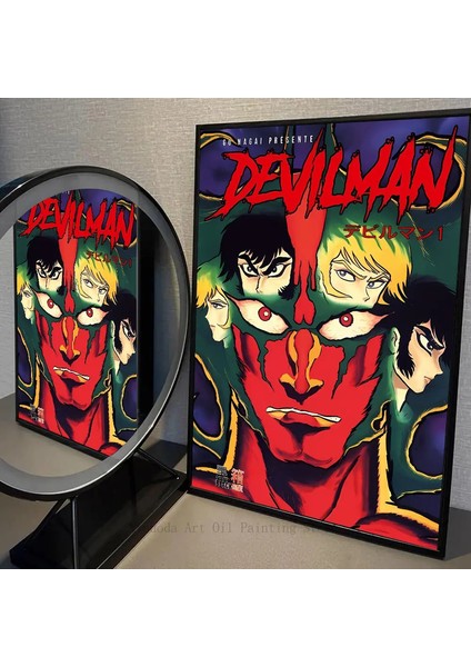 C-Crybaby D-Davilman Poster Kendinden Yapışkan Sanat Su Geçirmez Kağıt Sticker Kahve Evi Oda Duvar Dekoru Renk: Z6/boyut: 10X15CM Çerçeve Yok (Yurt Dışından)