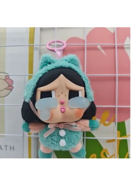 1: 1 High Citity Yeni Geliyor Crybaby Kutu Tekrar Ağlıyor Serisi Vinil Bebek Oyuncak Hayvan Kolye Keychain Gizem Kutusu Hediye Renk: Torba ile Onaylayın (Yurt Dışından)