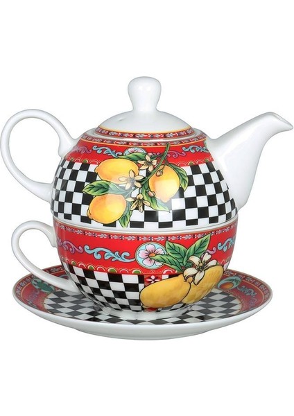 Lucky Art Odessa Bone Tek Kişilik Demlik Fincan Seti fiyatları