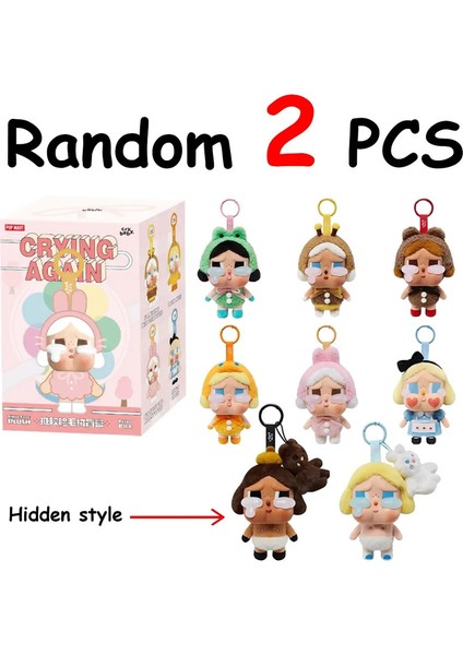 Çoğaltma Yeni Crybaby Crying Again Seri Serisi Kutu Vinil Yüz Bebek Kolye Anahtarları Dekorasyon Gizem Peluş Oyuncak Sürpriz Hediye Kilo: 1pcs/boyut: 18CM (Yurt Dışından)