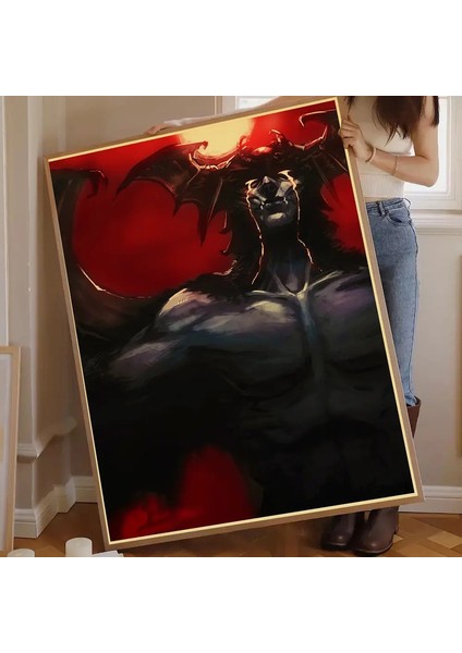 Anime Devilman Crybaby Poster Kendinden Yapışkan Sanat Su Geçirmez Kağıt Sticker Kahve Evi Oda Dekoru Renk: Z4/boyut: 10X15CM Çerçeve Yok (Yurt Dışından)