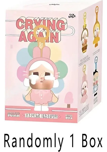 Popmart Crybaby Crying Again Seri Serisi Vinil Kutu Oyuncaklar Kawaii Anime Action Figür Caixa Caja Sürpriz Gizem Kutusu Dolls Girlscolor: 1 Kutu (Yurt Dışından)