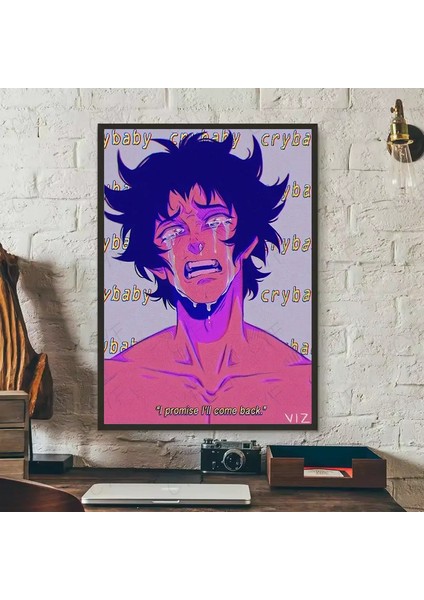Anime D-Devilman C-Crybaby Poster Hd Sanat Yapışkan Duvar Su Geçirmez Ev Oturma Odası Yatak Odası Estetik Dekorasyon Renk: Z3/boyut: 15X20CMNOFRAME (Yurt Dışından)