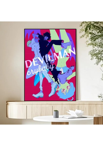 Anime D-Devilman C-Crybaby Poster Hd Sanat Yapışkan Duvar Su Geçirmez Ev Oturma Odası Yatak Odası Estetik Dekorasyon: Z15/BOYUT: 15X20CMNOFRAME (Yurt Dışından)