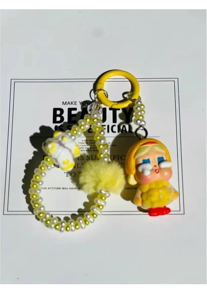 Yeni Crybaby Keychain Kawaii Araba Kolye Sırt Çantası Dekor Anime Diy Karikatür Sevimli Kadın Kız Hediyeler Için Renk: C06 (Yurt Dışından)
