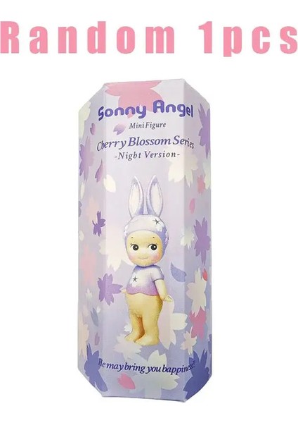 Sonny Angel Kutu Oyuncakları Kiraz Blossom Serisi Nigbt Versiyon Anime Figür Orijinal Bebek Koleksiyonu Süslemesi Çocuk Hediye Sakolu: 1 Pcs (Yurt Dışından)