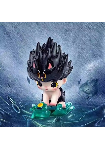 Dimoo By Side Series Action Figür Sevimli Oyuncak Doğum Günü Hediyesi Renk: Korkutun (Yurt Dışından)