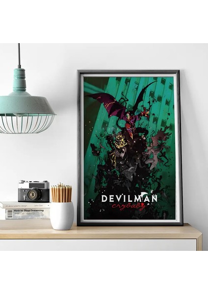 1pc Devilman C-Crybaby Poster Kendinden Yapışkan Sanat Su Geçirmez Kağıt Sticker Kahve Evi Oda Duvar Dekoru Renk: Z5/boyut: 10X15CM Çerçeve Yok (Yurt Dışından)