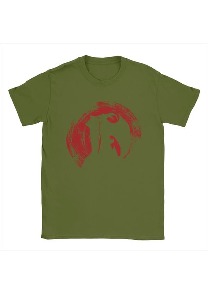 Ağlayan Baby Devilman Crybaby Erkek Tişörtleri Japonya Anime Debiruman Tees Kısa Kollu T-Shirt% 100 Pamuklu Basılı Giysiler Renk: Ordu Yeşil/boyut: S (Yurt Dışından)