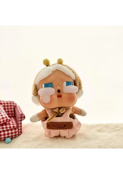 15 cm Crybaby Ağlayan Bebek Gözyaşları Vinil Yüz Peluş Bebek Kıyleri Tulumlar Set Renk: Pembe Aşk Çıktıları/boyut: Bebek Yok (Yurt Dışından)