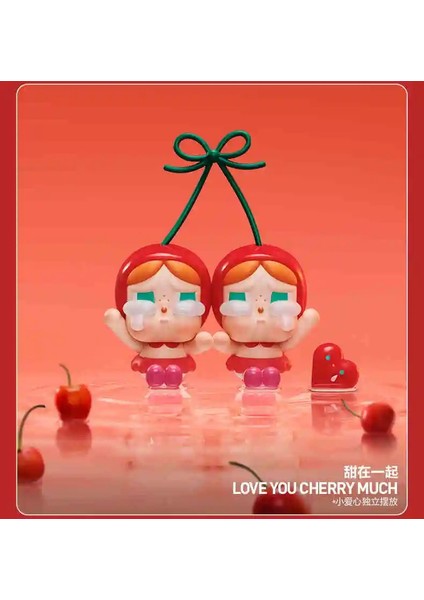 Sıcak Satış Orijinal Crybaby Crying Kutu Serisi Aşk Vinil Asma Kartı Sevimli Aşk You Cherry Keychain Kolye Festivali Hediye Renk: E/boyut: Orijinal (Yurt Dışından)