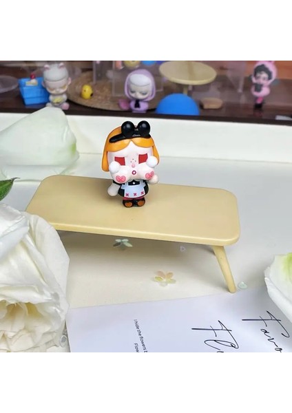 Mini Popmart Crybaby Gözyaşı Fabrikası Kutu Serisi Peluş Oyuncak Çok Renkli Bebek Sevimli Masaüstü Süs Gizem Kutusu Çevresel Hediyeler Renk: Alice - Siyah (Yurt Dışından)