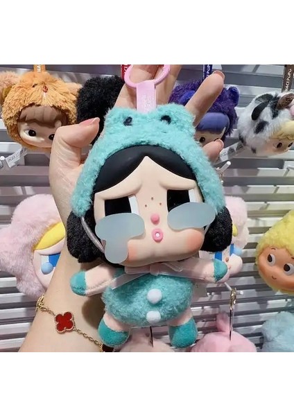 Sevimli Çizgi Film Figürleri Crybaby Crying Againt Series Vinil Bebek Oyuncak Kawaii Hayvan Kolye Anahtar Bebeği Mevcut Masaüstü Süsler Renk: C Opp Çanta (Yurt Dışından)
