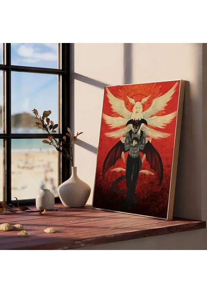 1pc Devilman Crybaby Anime Retro Retro Poster Yapışkan Duvar Sanatı Baskı Su Geçirmez Ev Yaşam Yatak Odası Estetik Dekorcolor: Z10/BOYUT: 15X20CM Çerçeve Yok (Yurt Dışından)