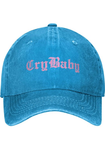 Pop Lil Peep Crybaby Beyzbol Kapakları Erkekler Için Merch Kadınlar Ayarlanabilir Kamyoncu Şapkaları Renk: Mavi/boyut: Ayarlanabilir (Yurt Dışından)