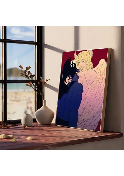 1pc Devilman Crybaby Anime Poster Yapışkan Duvar Sanatı Baskı Su Geçirmez Ev Yaşam Yatak Odası Estetik Dekor Renk: Z6/boyut: 15X20CM Çerçeve Yok (Yurt Dışından)
