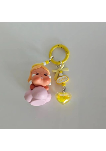 Yeni Diy Açısı Crybaby Bebek Anahtarlık Kolye Kawaii Sırt Çantası Dekor Karikatür Sevimli Kadın Kız Hediyeler Için Renk: 05 (Yurt Dışından)