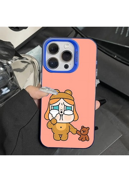 Iphone Için Sevimli C-Crybaby Bebek Telefon Kılıfı 16,15,14,13,12,11, Pro, Max, Plus, Mini, Xs, Se Anti-Fall Mavi Mat Sert Tampon Renk: Z5/malzeme: IPHONE11 (Yurt Dışından)