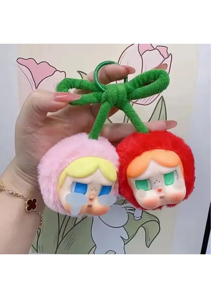 Crybaby Kiraz Vinil Tarzı Ikiz Aşk Seri Serisi Ünlü Aynı Stil Peluş Asma Kart Çantası Kolye Aksesuarları Kız Hediye Color: Ko (Yurt Dışından)