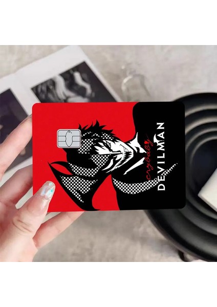 D-Devılman C-Crybaby Anime Anime Karikatür Çıkartma Film Kredi Kartı Banka Bankası Otobüs Kartı Renk: Z4/boyut: 1 Set (Yurt Dışından)