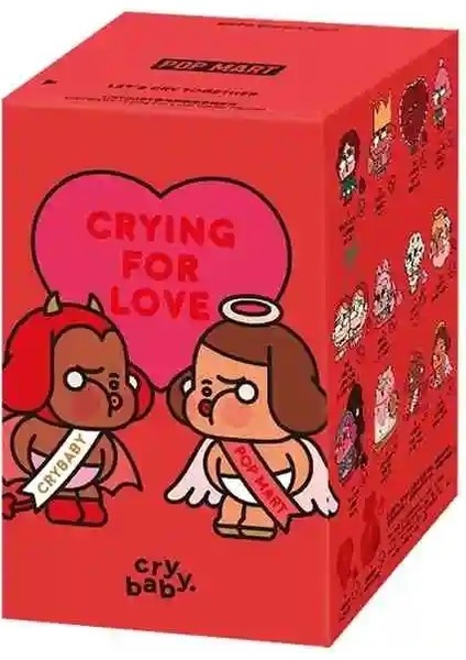 Crybaby For Love Serisi Kutu Oyuncaklar Gizem Kutusu Mistery Caixa Action Figür Sürpriz Sevimli Model Doğum Günü Hediyesi: D (Yurt Dışından)
