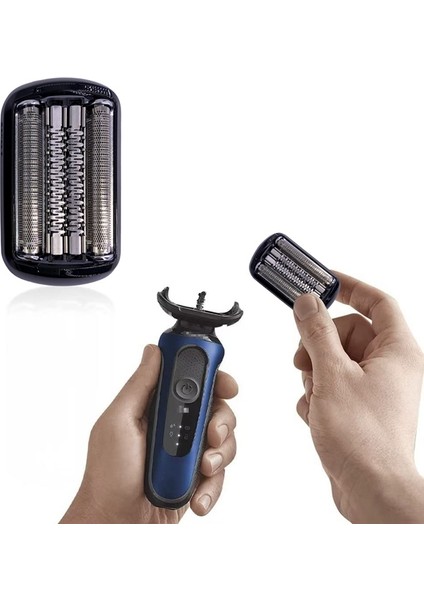 92B Folyo Kesici Başlık Tıraş Başlığı 9 Serisi Tıraş Makinesi Yedek Bıçakları 9030S/9040S/9050CC/9297CC/9299S (Yurt Dışından) modelleri