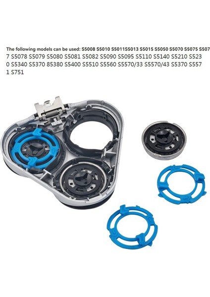 S5000 Elektrikli Tıraş Makineleri Için Yedek Tıraş Başlıkları S5050 S5080 SH30 SH50 S5050 S5070 S5075 Bıçakları (Yurt Dışından) modelleri