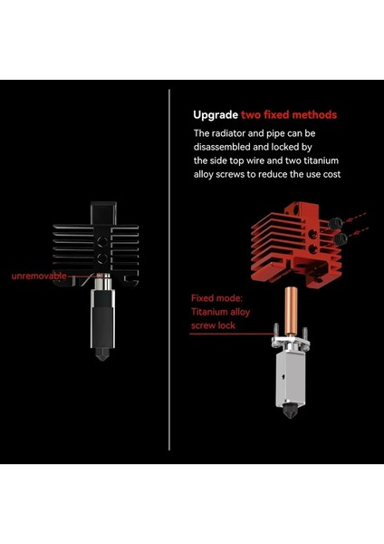 X1/X1C V2.0 Için Hotend Yükseltmesi X1 Için Sıcak Uç Baskı Kafası 3D Baskı Parçaları (Yurt Dışından) fırsatları