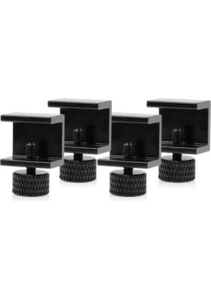 3D Yazıcı Parçaları 4 Adet Cam Isıtmalı Yatak Klipsi Kelepçesi Isıtmalı Yatak Klipsleri Alüminyum Alaşımlı Isıtmalı Yatak Yapım Platformu Tutucusu (Yurt Dışından)