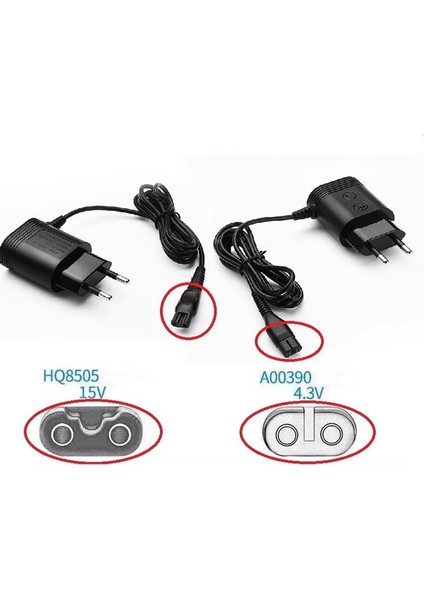 4.3V A00390 Tek Bıçaklı Tıraş Makinesi Şarj Cihazı QP2520, QP2520 / 90, QP2520 / 70, QP2520 / 72 Eu-Plug (Yurt Dışından) fırsatları