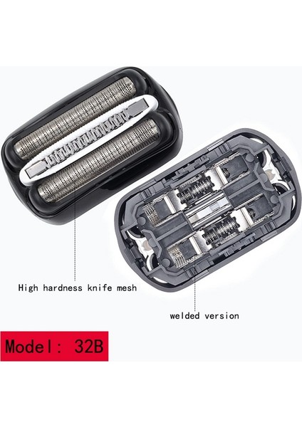 S3 3040S 3080S-4 ile Seri 3 Folyo Tıraş Makinesi Yedek Başlıkları Için 32B Serisi 3 Elektrikli Tıraş Makinesi Yedek Başlığı (Yurt Dışından) modelleri