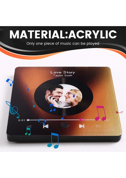 Özelleştirilebilir Müzikli Buzdolabı Mıknatısı - Müzikseverler Için Çalınabilir Şarkılarla Kişiselleştirilmiş Buzdolabı Çıkartması (Yurt Dışından) modelleri