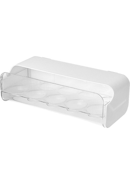 Duvara Monte Yumurta Rafı 10 Izgaralı Buzdolabı Yan Kapılı Çekmece Tipi Izgaralı Yumurta Düzenleyici Asılı Yumurta Tutucu Saklama Kutusu (Yurt Dışından)