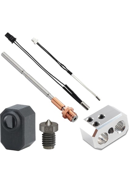 Prusa Mk4 Hotend Için Isıtıcılı 3D Yazıcı ve Prusa / Xl Hotend Ekstruder Parçaları Için Isıtma Bloğu Nozulu (Yurt Dışından)