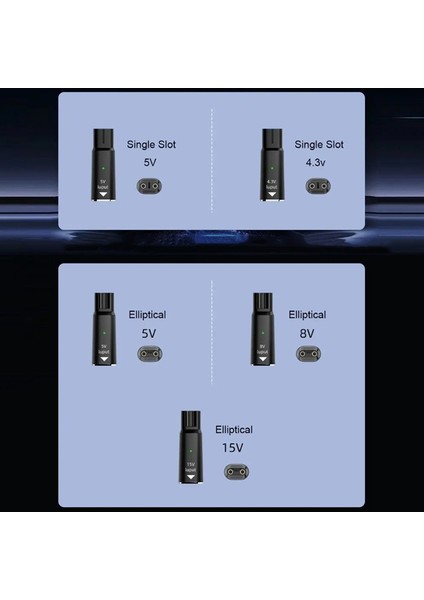 5'li Paket 4.3V/8V/15V Tip-C Şarj Adaptörü Usb-C Şarj Dönüştürücüsü Seri Elektrikli Tıraş Makinesi Için (Yurt Dışından) indirimleri