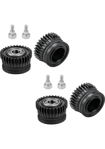 K1/K1C/K1 Max/ender3/v3 Plus V3 Yükseltme 3.0 Sertleştirilmiş Çelik Için 3D Yazıcı Çift Dişli Ekstruder Kiti (Yurt Dışından)