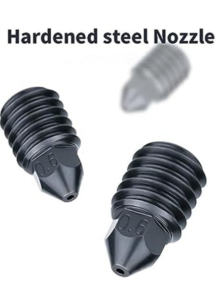 Tuozhu X1C P1P Ekstrüzyon Kafası Sıcak Uçlu Sertleştirilmiş Çelik Nozul Yüksek Sıcaklık Bileşenleri Için Uygundur (Yurt Dışından)