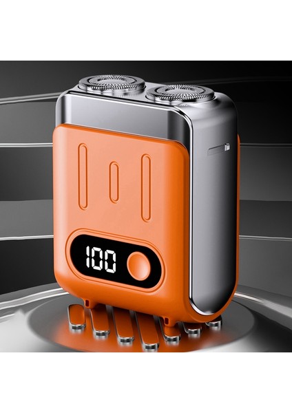 Taşınabilir Elektrikli Tıraş Makinesi Dijital Ekranlı Seyahat Düzeltici Elektrikli Sakal Tıraş Makinesi Tıraş Aleti Seyahat Tıraş Makinesi Turuncu (Yurt Dışından) fırsatları