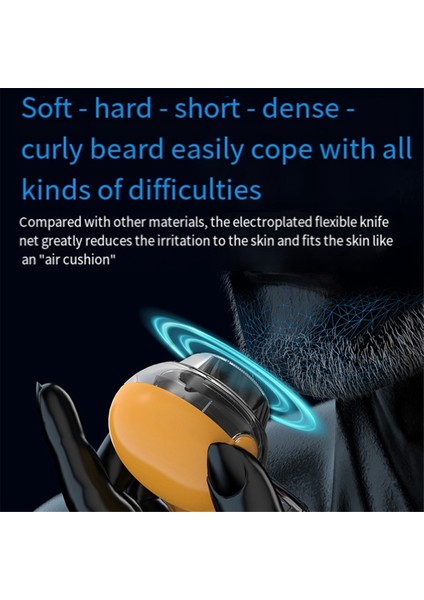 Astronot Rgb Işıklı Elektrikli Tıraş Makinesi Taşınabilir USB Tıraş Makinesi Erkek Elektrikli Tıraş Makinesi Seyahat Mini Tıraş Makinesi (Yurt Dışından)