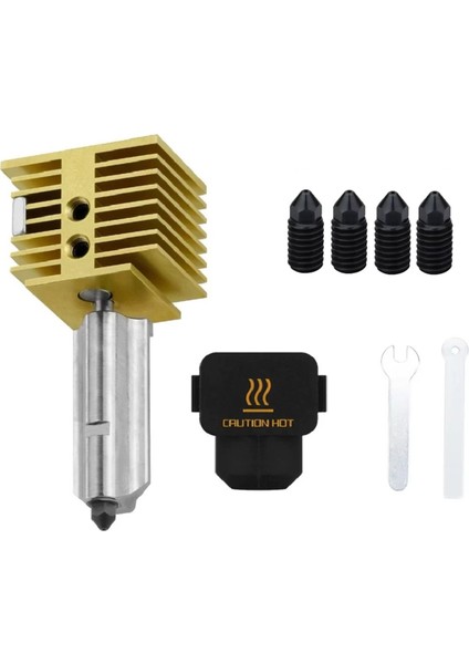 A1 Hotend Kiti 0.2/0.4/0.6/0.8mm Nozul A1 Mini Hotend Nozul Tertibatı Için Sertleştirilmiş Çelik (Yurt Dışından)
