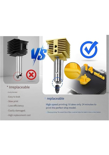 A1 Hotend Kiti 0.2/0.4/0.6/0.8mm Nozul A1 Mini Hotend Nozul Tertibatı Için Sertleştirilmiş Çelik (Yurt Dışından) fırsatları