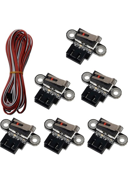 3D Yazıcı Parçaları Için 1m 3pin Kablolu 6 Adet 3D Yazıcı Anahtarı Mekanik Limit Anahtarı Modülü Mini Son Durdurucu Anahtarları (Yurt Dışından) fiyatları