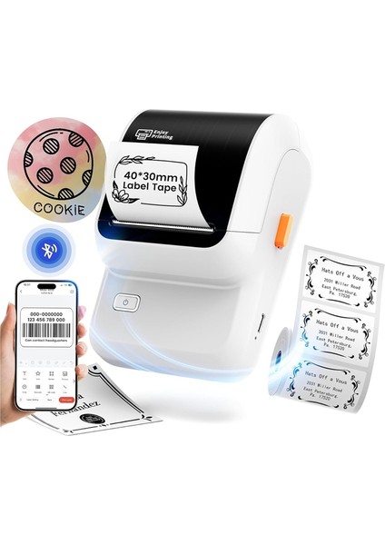 Etiket Makinesi, Cep Telefonları ve Bilgisayarlarla Uyumlu Bluetooth Etiket Makinesi, Adres B Için Mürekkepsiz Taşınabilir Etiket Makinesi (Yurt Dışından) modelleri