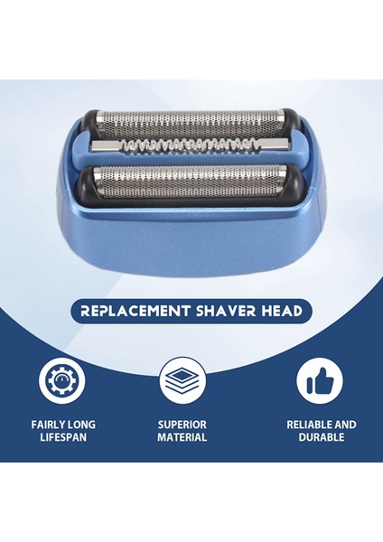 Blade Blue 4 Serisi Elektrikli Tıraş Makinesi Için 40B Yedek Tıraş Başlığı CT2S CT2CC CT4CC CT4S CT5CC CT6CC CT6C 5676 (Yurt Dışından) indirimleri